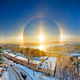 Illustration for article titled These Otherworldly Halos Turn Our Sun Into The Eye Of Sauron